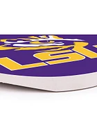 LSU Tigers 2 Pack Color Logo Car Coaster - Purple
