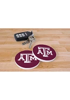 Texas A&M Aggies 2 Pack Color Logo Car Coaster - Maroon