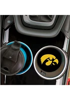 Iowa Hawkeyes 2 Pack Color Logo Car Coaster - Black