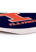 Illinois Fighting Illini 2 Pack Color Logo Car Coaster - Navy Blue