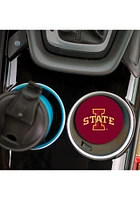 Iowa State Cyclones 2 Pack Color Logo Car Coaster - Red