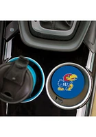 Kansas Jayhawks 2 Pack Color Primary Logo Car Coaster - Blue