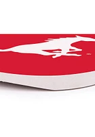 SMU Mustangs 2 Pack Color Logo Car Coaster - Red