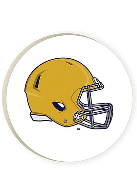 Notre Dame Fighting Irish Helmet Car Coaster - White