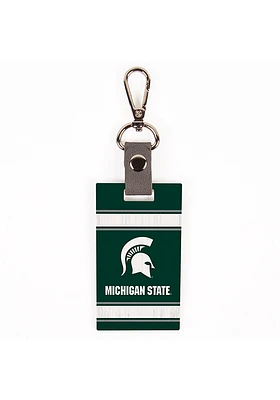 Michigan State Spartans Green Logo Luggage Tag