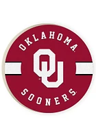 Oklahoma Sooners 2 Pack Color Logo Style Graphic Car Coaster - Red