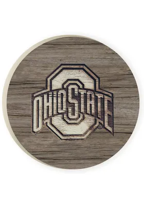 Ohio State Buckeyes 2 Pack Color Logo Design Car Coaster - Red