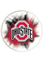 Red Ohio State Buckeyes 2 Pack Color Logo Graphic Car Coaster