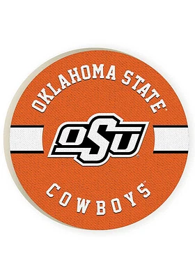 Oklahoma State Cowboys 2 Pack Color Logo Car Coaster