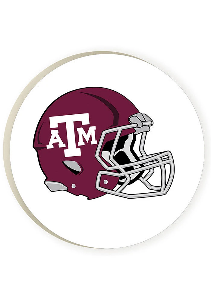 Texas A&M Aggies 2 Pack Color Logo Print Car Coaster - Maroon