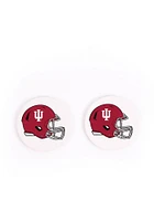 Indiana Hoosiers 2 Pack Color Logo Car Coaster - Red