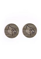 Louisville Cardinals 2 Pack Color Logo Graphic Car Coaster - Red