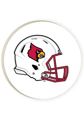 Louisville Cardinals 2 Pack Color Team Logo Car Coaster - Red