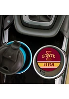 Iowa State Cyclones 2 Pack Color Logo Design Car Coaster - Red