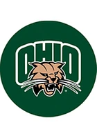 Ohio Bobcats 2 Pack Car Coaster - Green