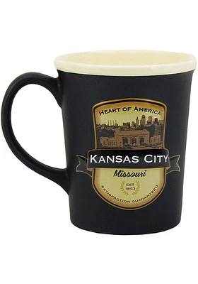 Kansas City Emblem Ceramic Mug - Black