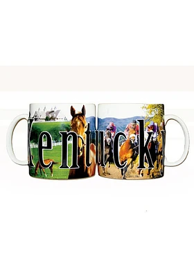 Kentucky Relief Wrap Ceramic Mug - White