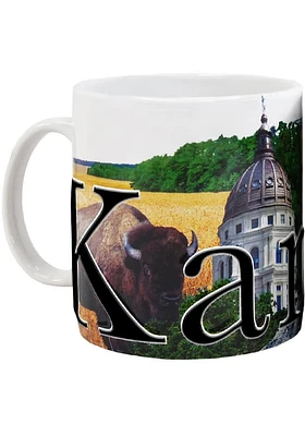 Kansas 18oz Ceramic Mug - White