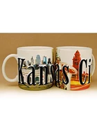 Kansas City 18 oz Ceramic Ceramic Mug - White