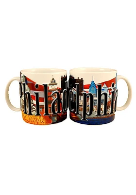 Philadelphia 18 oz Ceramic Ceramic Mug - White