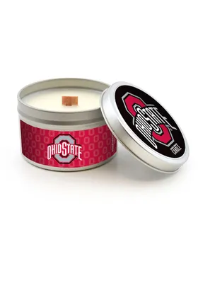 Red Ohio State Buckeyes Meadow Showers 5.8oz Tin Candle
