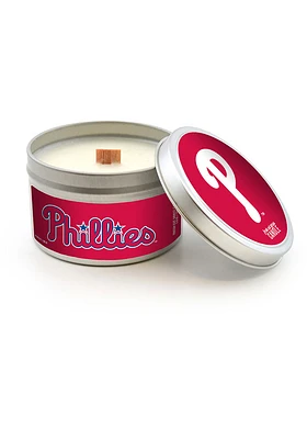 Philadelphia Phillies Fresh Cut Grass 5.8oz Tin Blue Candle
