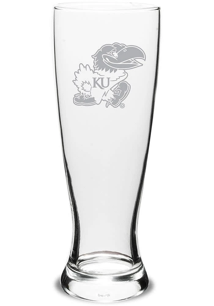 Kansas Jayhawks 23oz Pilsner Glass - Blue