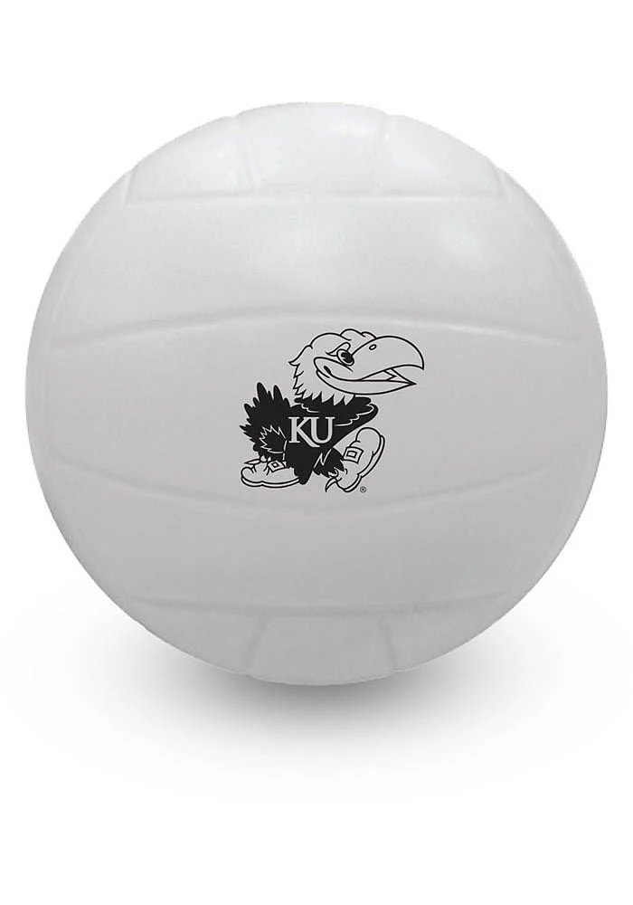 Jardine Kansas Jayhawks White Volleyball Stress ball