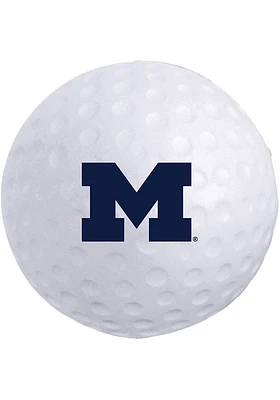 Jardine Michigan Wolverines White Golf Ball Stress ball
