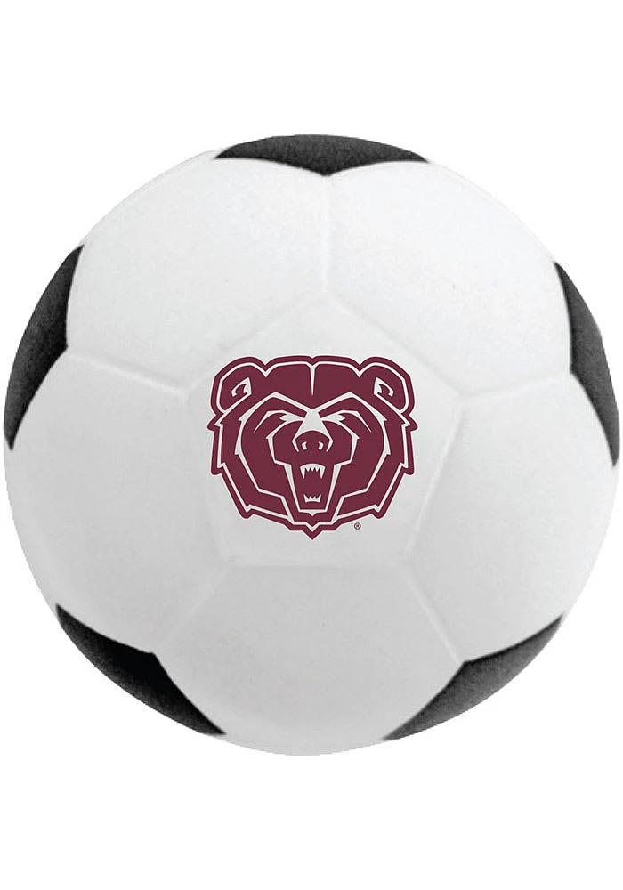Jardine Missouri State Bears White Soccer Ball Stress ball