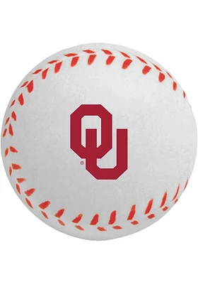 Jardine Oklahoma Sooners White Baseball Stress ball