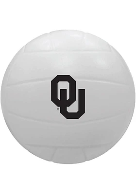 Jardine Oklahoma Sooners White Volleyball Stress ball