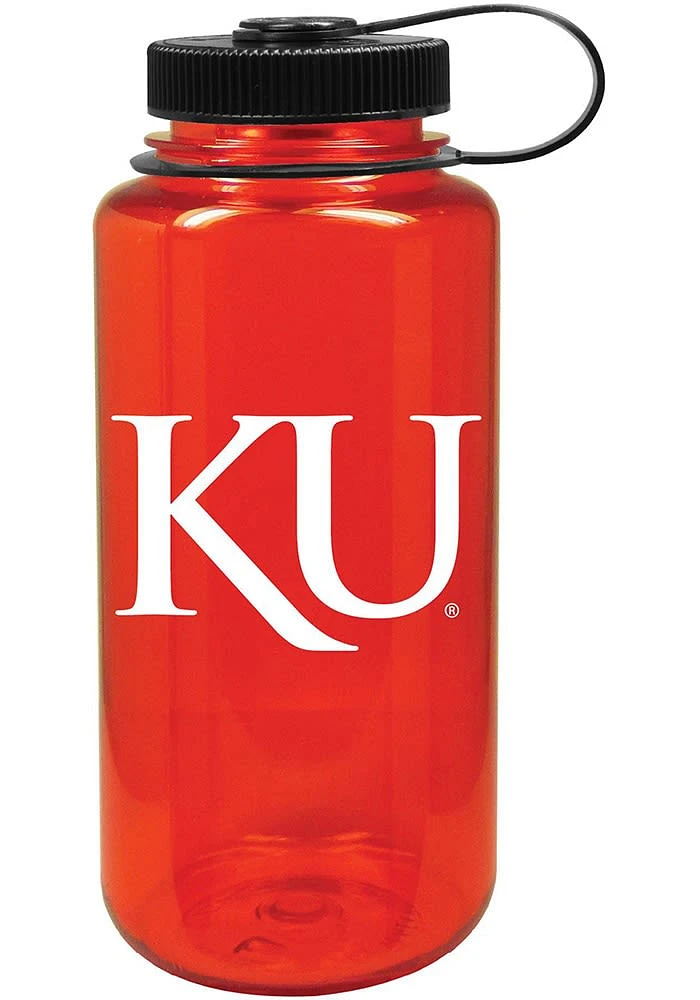 Kansas Jayhawks 32oz Red Nalgene Water Bottle