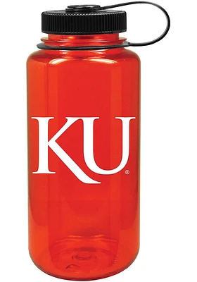 Kansas Jayhawks 32oz Red Nalgene Water Bottle