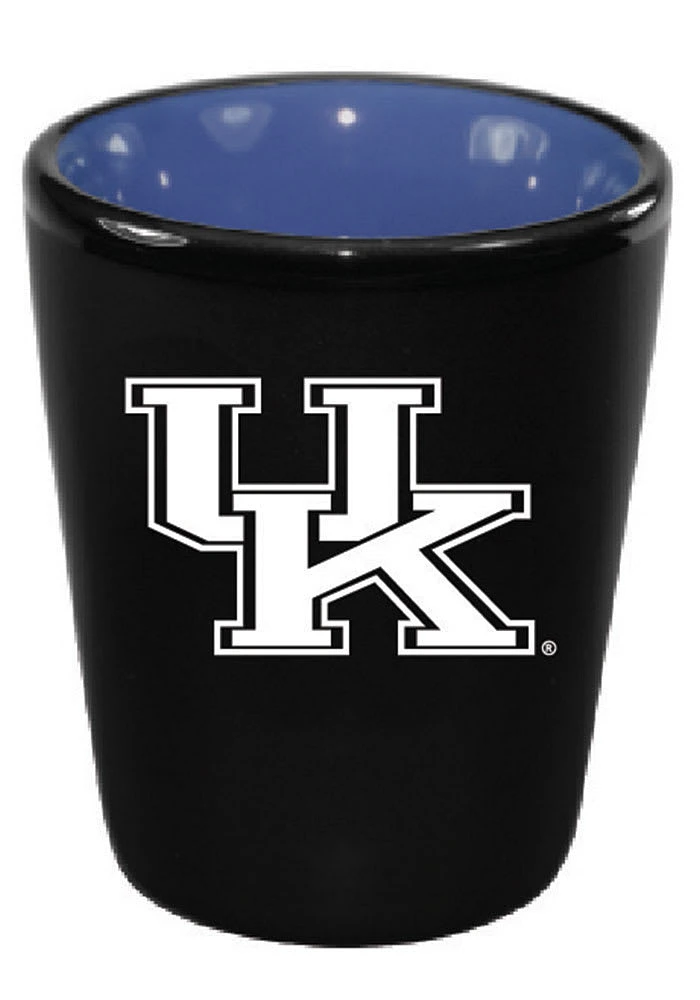 Kentucky Wildcats Matte Black Bistro Shot Glass