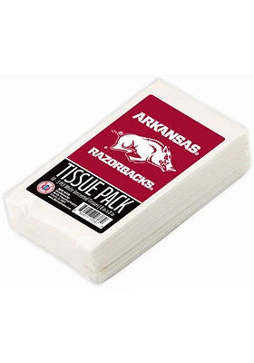 Arkansas Razorbacks 3-Ply Unscented Tissue Box