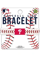 Philadelphia Phillies Baseball Seam Mens Bracelet