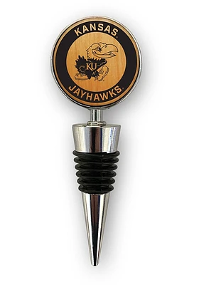 Kansas Jayhawks Bottle Stop Wine Accessory