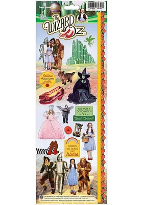 Wizard of Oz Scrapbook Stickers - White