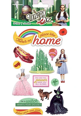 Wizard of Oz Dimensional Stickers - White