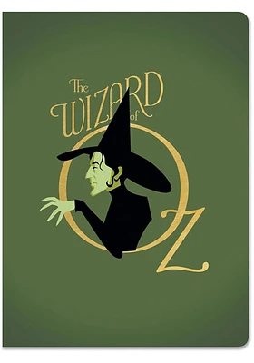 Wizard of Oz Wicked Witch Softcover Notebook and Folder - Green