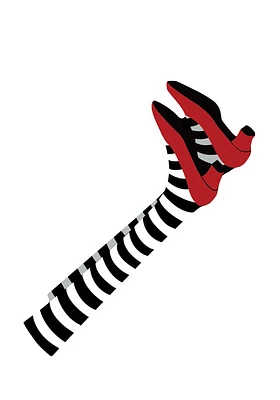 Wizard of Oz Witch of the East Feet Magnet