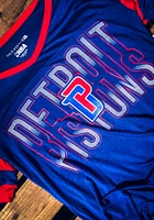 New Era Detroit Pistons Womens Blue Training Camp Short Sleeve T-Shirt