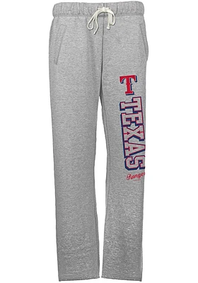 New Era Texas Rangers Womens French Terry Grey Sweatpants