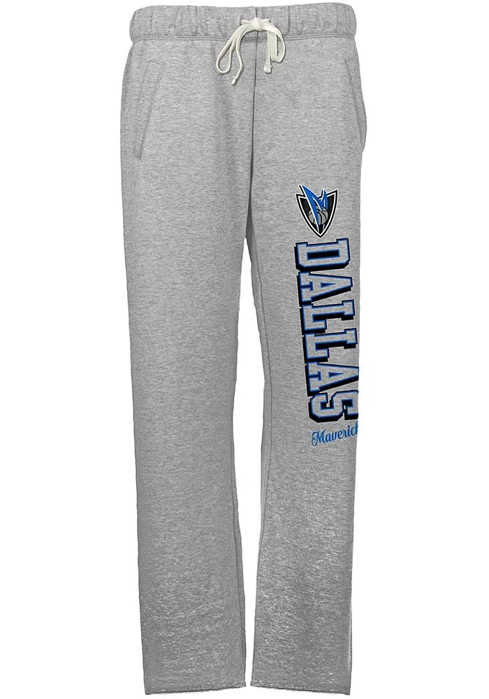 New Era Dallas Mavericks Womens French Terry Grey Sweatpants