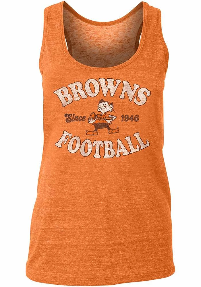 Brownie New Era Cleveland Browns Womens Historic Mark Tank Top