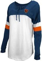 New Era Chicago Bears Womens White Athletic LS Tee