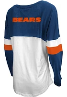 New Era Chicago Bears Womens White Athletic LS Tee
