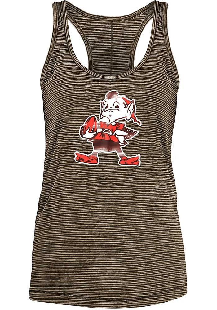 Brownie New Era Cleveland Browns Womens Brown Space Dye Tank Top