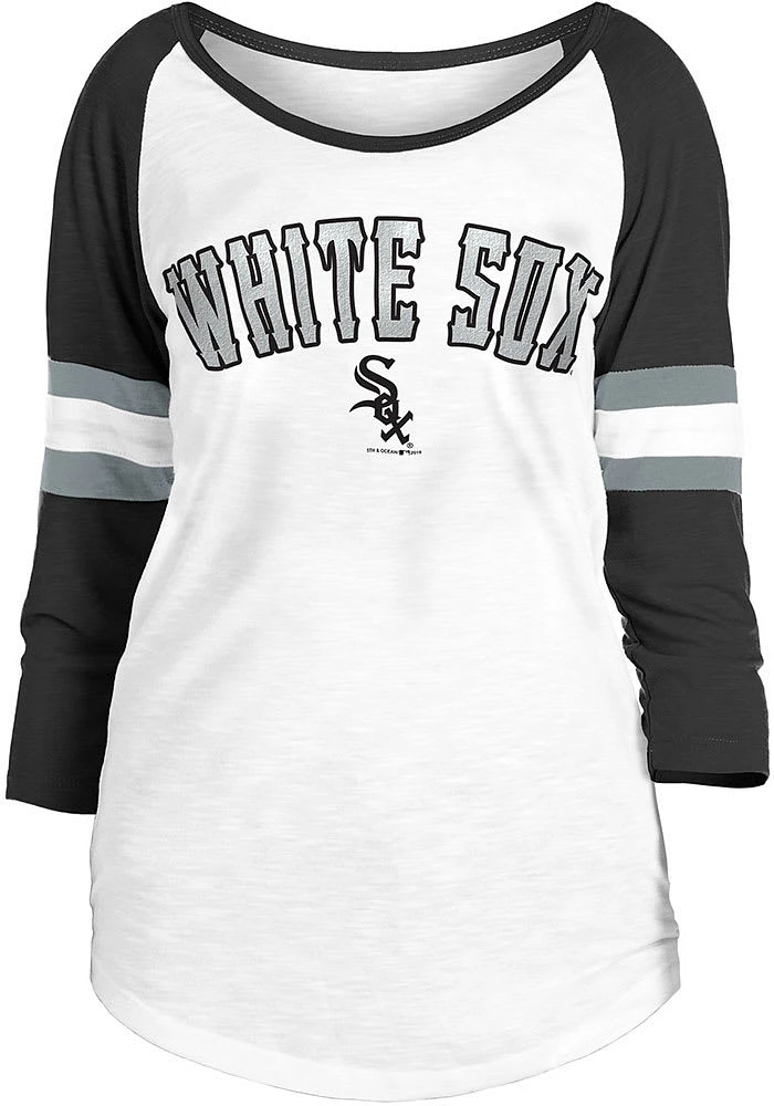 New Era Chicago White Sox Womens Raglan LS Tee